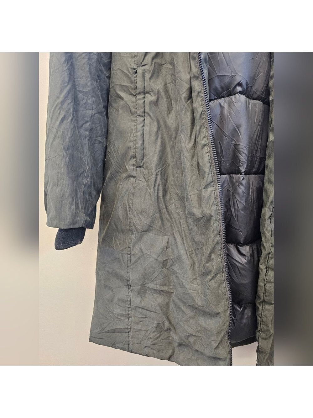 Babaton Gilligan Parka Premium Goose Down in Green - Picture 6 of 16